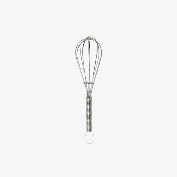 6" Stainless Steel Mini Whisk on a white background