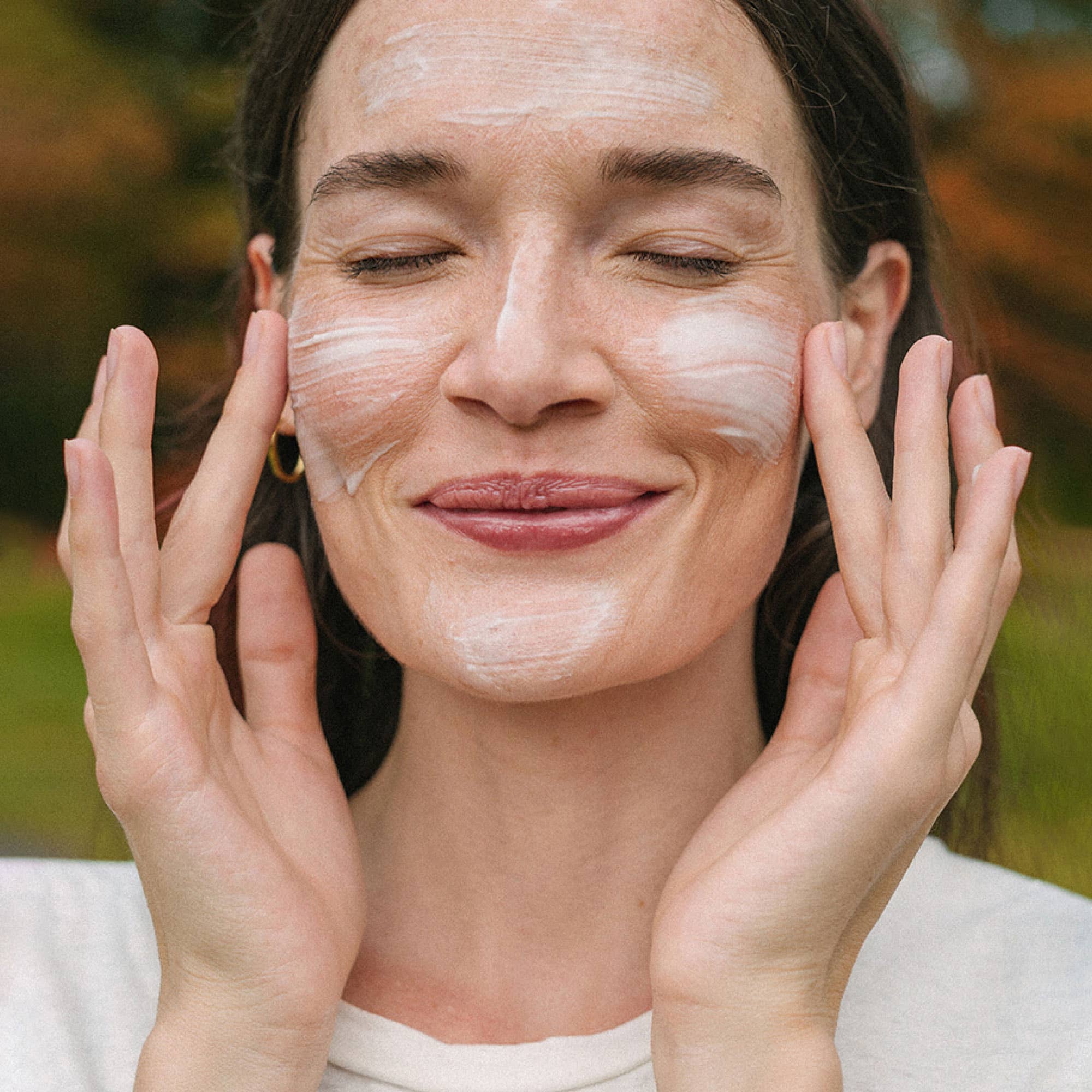 Vital Spring Hydration Mask on a model at Addison West