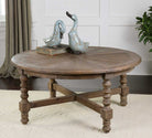 Stratton Reclaimed Fir Coffee Table in a living room at Addison West