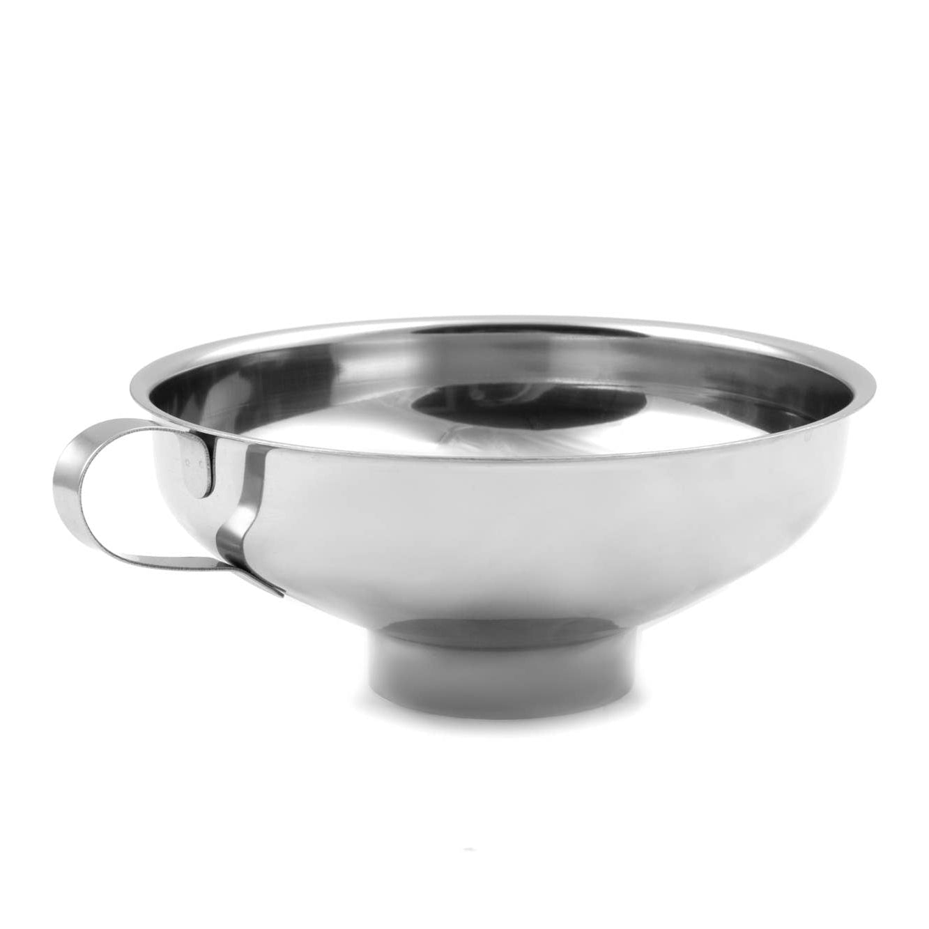 Stainless Steel Canning Funnel on a white background at Addison West