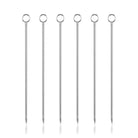 Harrison Reusable Stainless Steel Cocktail Picks on a white background at Addison West