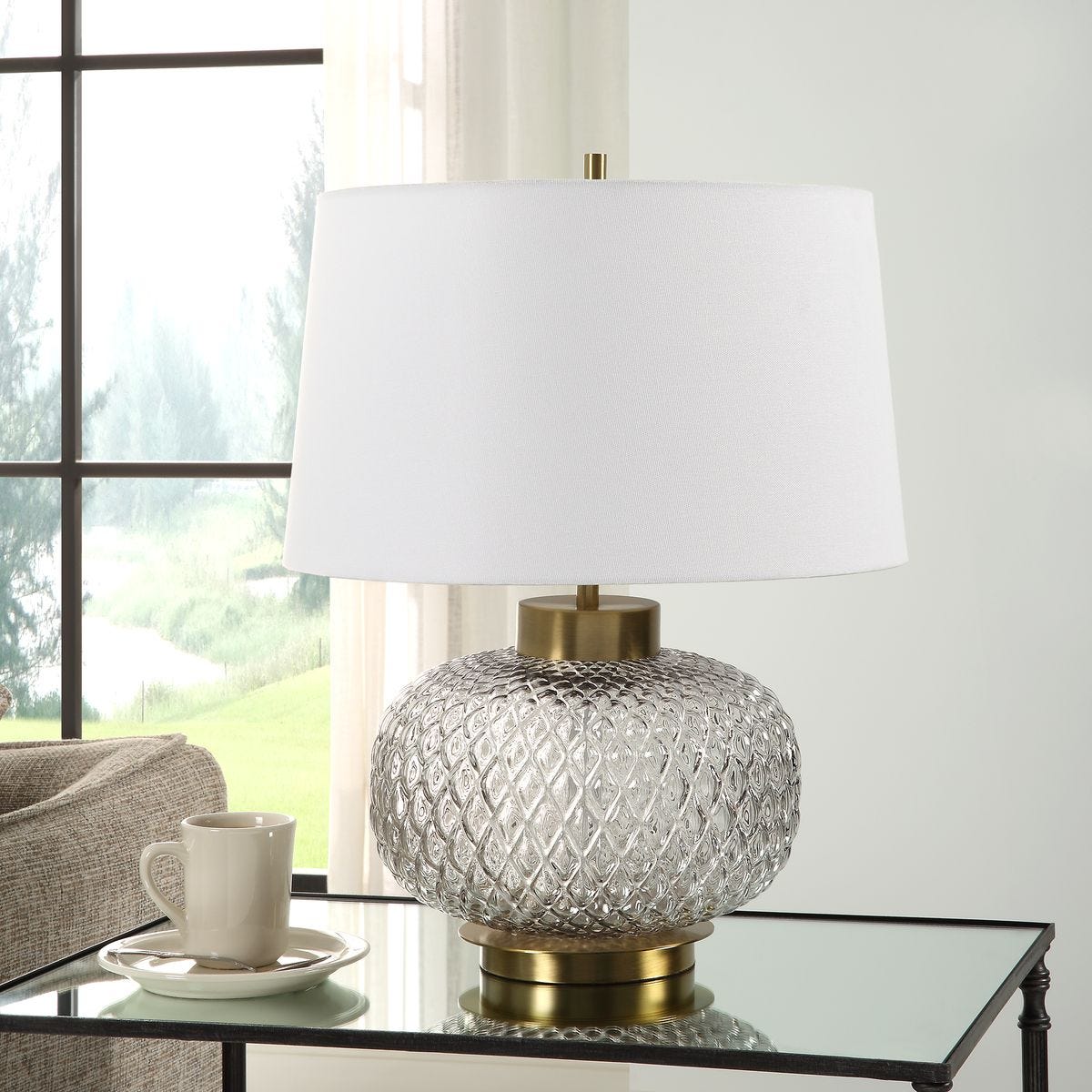Esmont Table Lamp on a table at Addison West