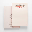 Rainbow Trout Notepad on a white background at Addison West