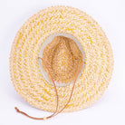 Skiff Sun Hat in Natural on white background at the Addison West.