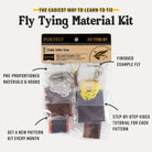 Trout Fly Tying Kit on a white background at Addison West
