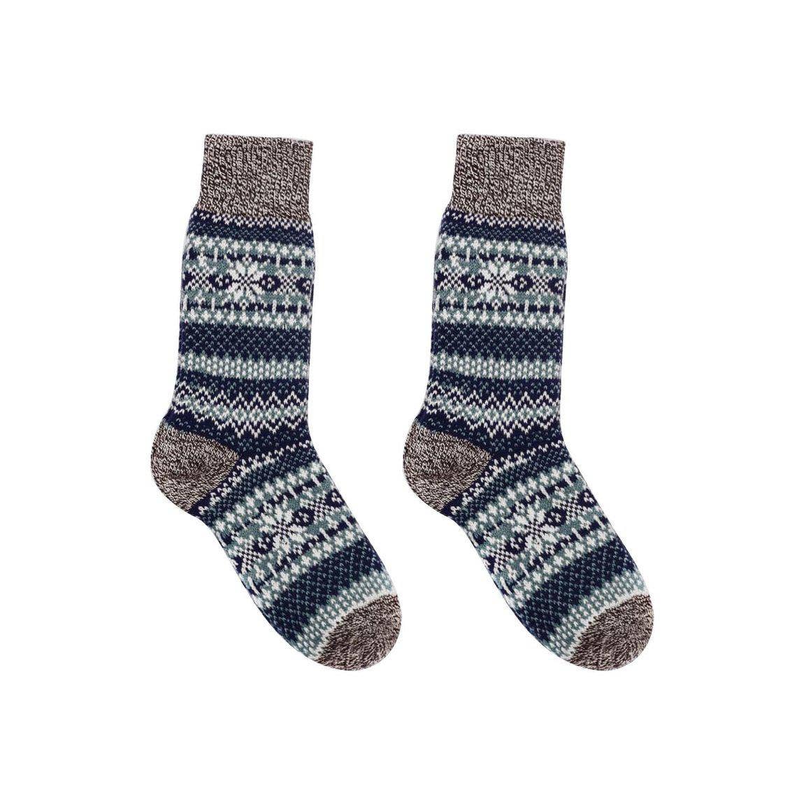 Nordic Socks Soft COZY™ Warm in Asenka Teal on a white background at Addison West