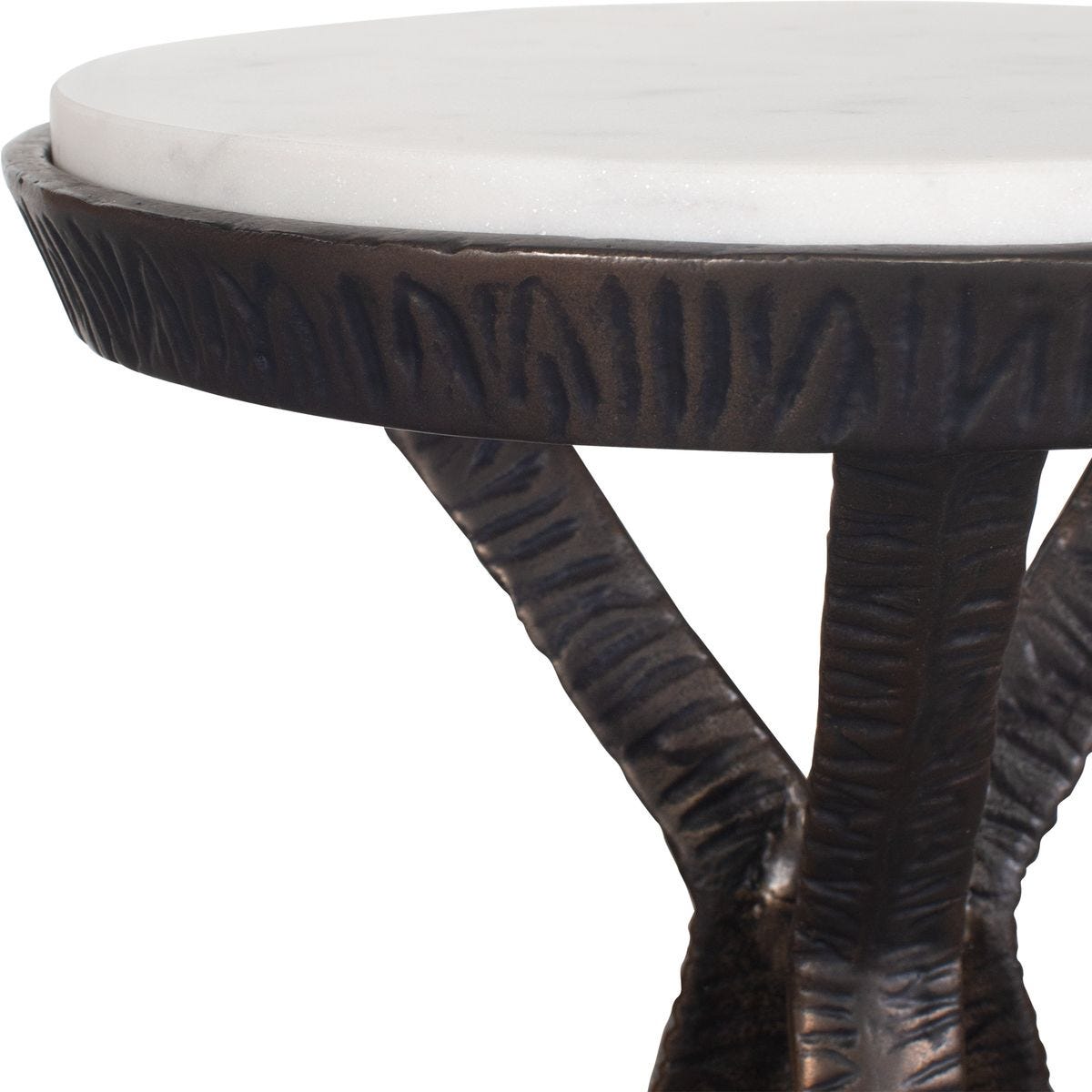 Close up of Tilton Accent Table on a white background at Addison West