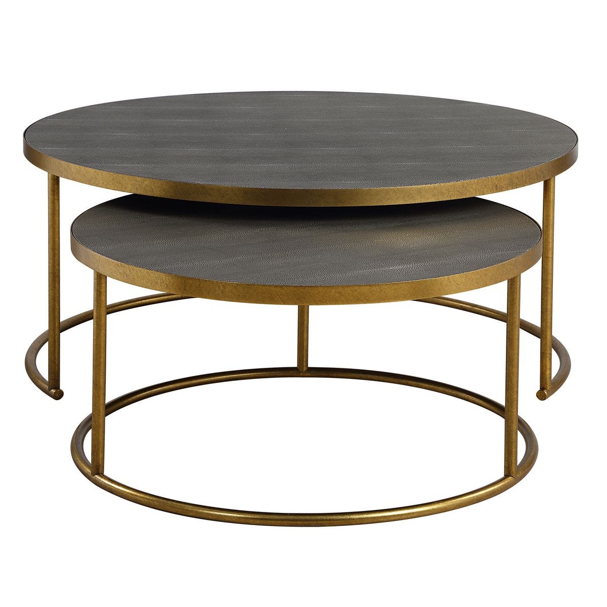 Alston Nesting Coffee Tables, Set of 2 on a white background at Addison West