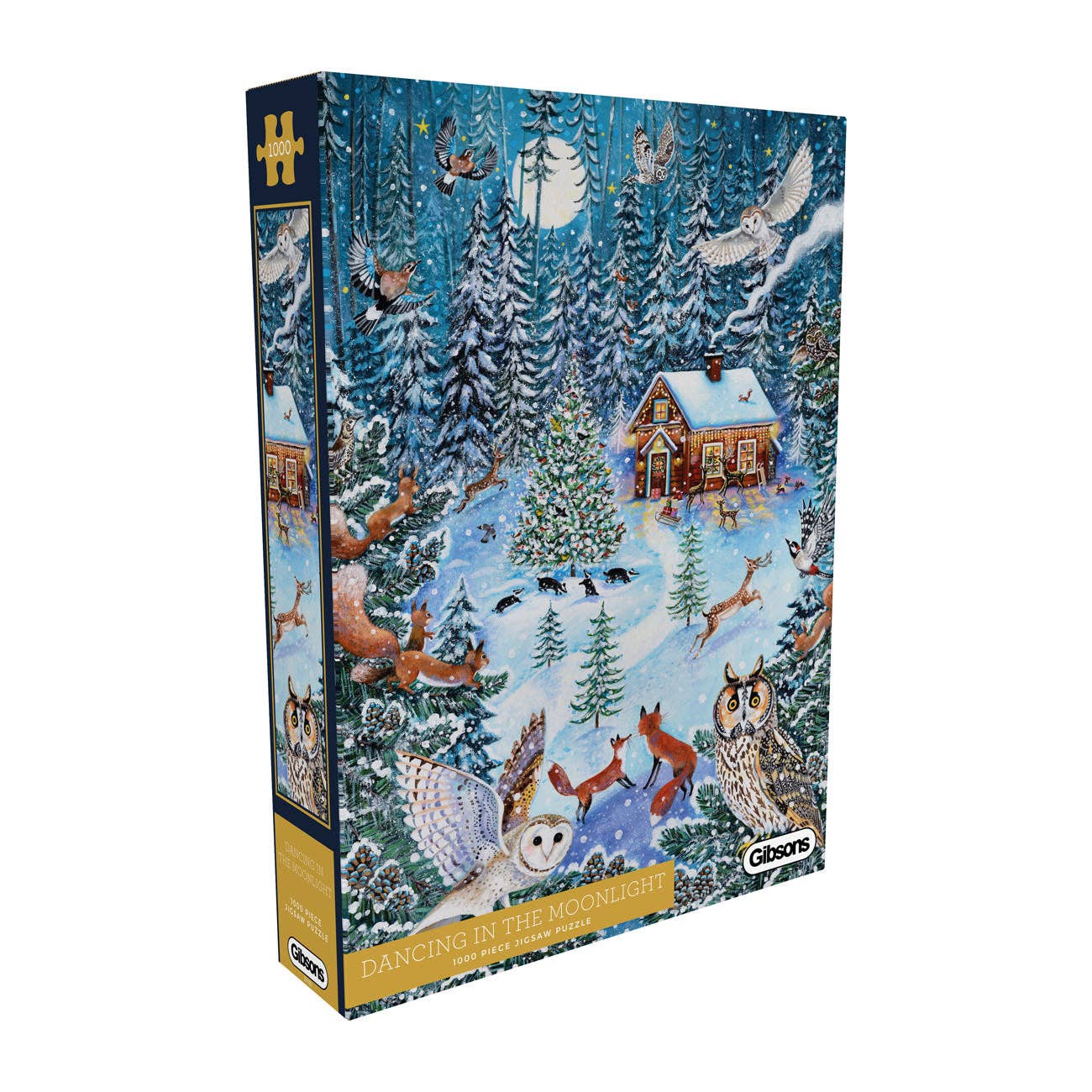 Dancing in the Moonlight 1000 Piece Puzzle on a white background at Addison West