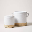 Farmhouse Pottery Silo Small Crock on a white background at Addison West
