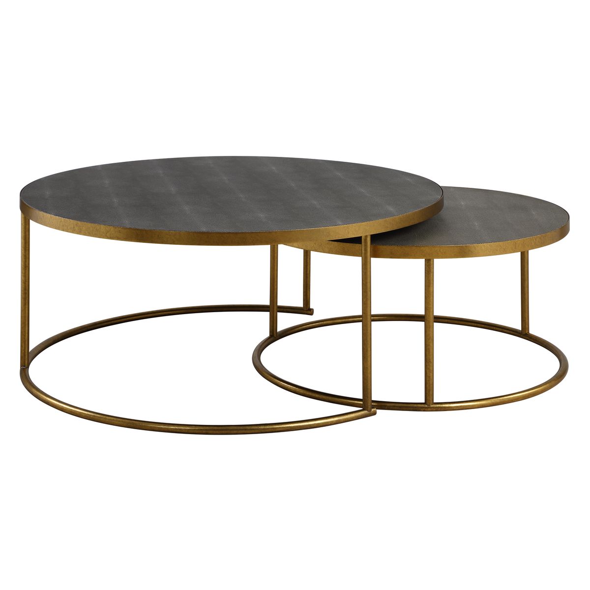 Alston Nesting Coffee Tables, Set of 2 on a white background at Addison West