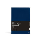 Karst A5 Hardcover Lined Notebook in Navy on a white background at Addison West