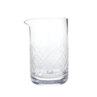 Viski Crystal Cocktail Mixing Glass on a white background at Addison West