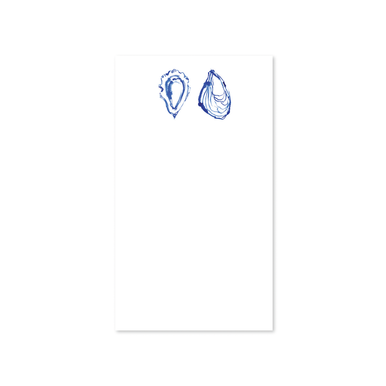 Darling lemon brand small oyster note cards on a white background