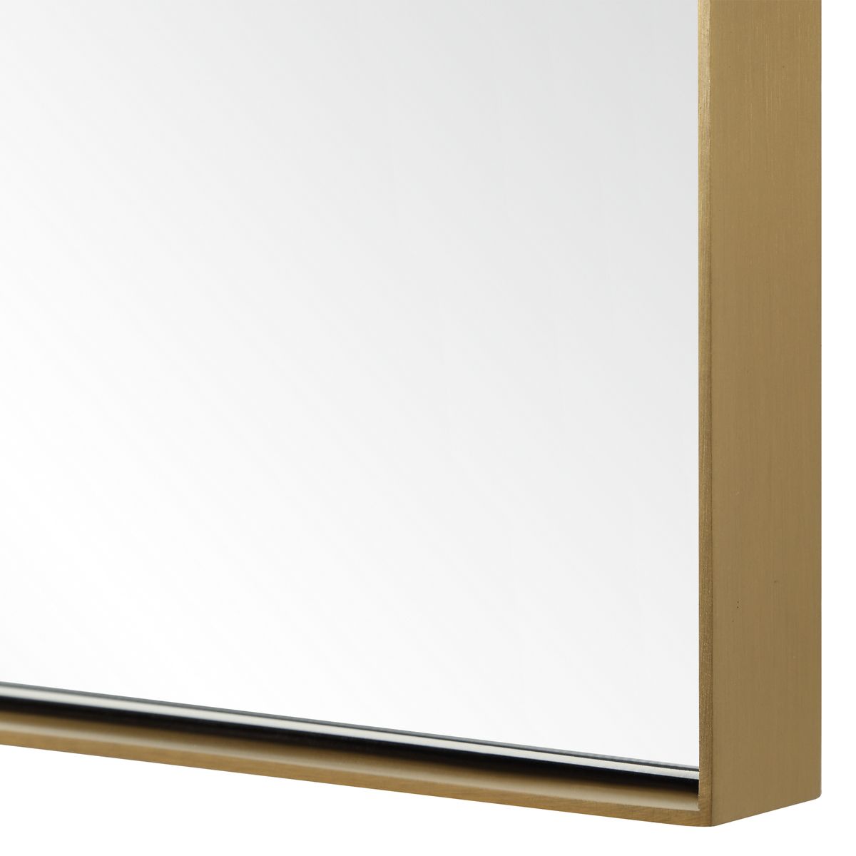 Close up of Caswell Arch Accent Mirror on a white background at Addison West