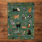 Tapestry Garden 1000 Piece Puzzle on a wood background at Addison West