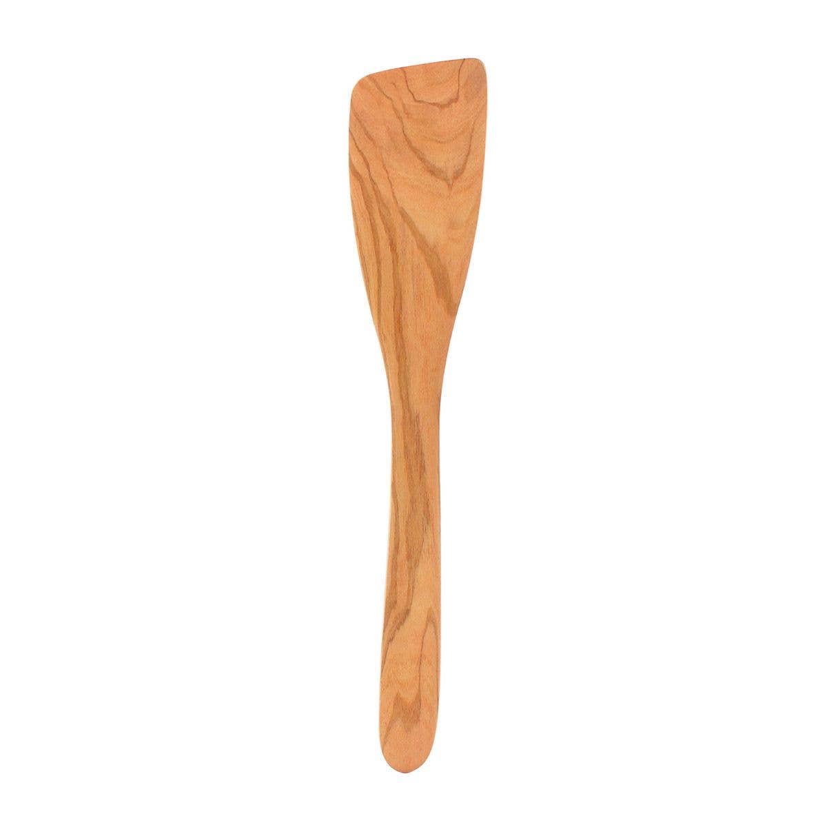 12" Italian Olivewood Spatula on a white background