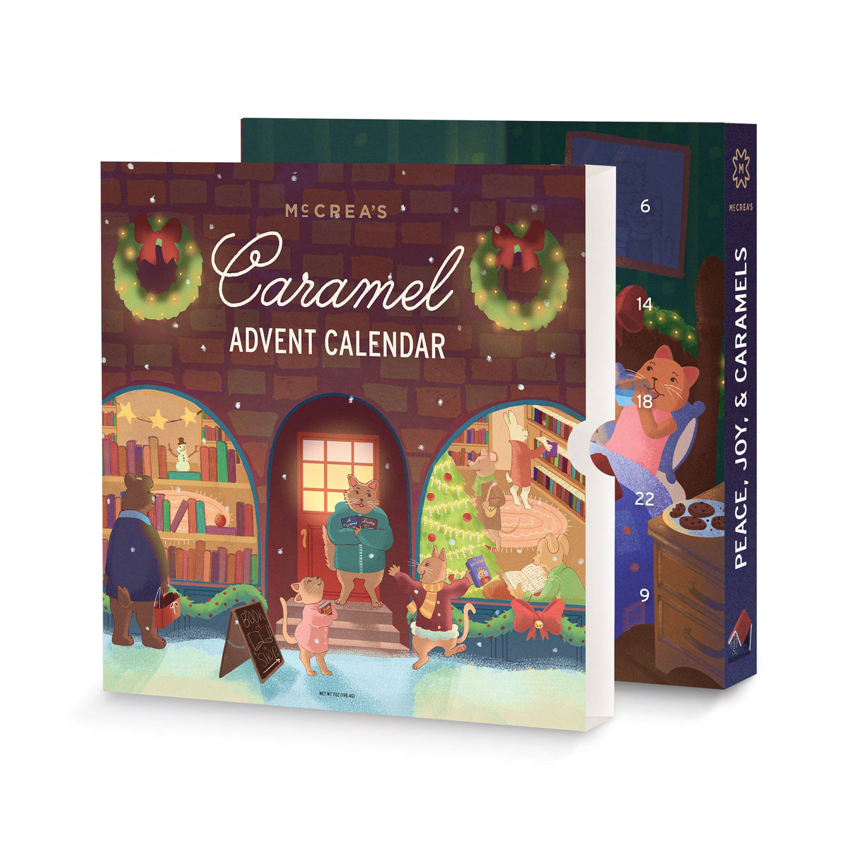 McCrea's Caramel Advent Calendar on a white background at Addison West