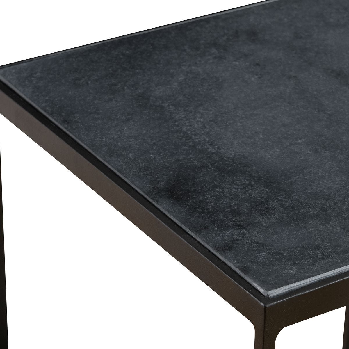 Close up of Sherburne Accent Table on a white background at Addison West
