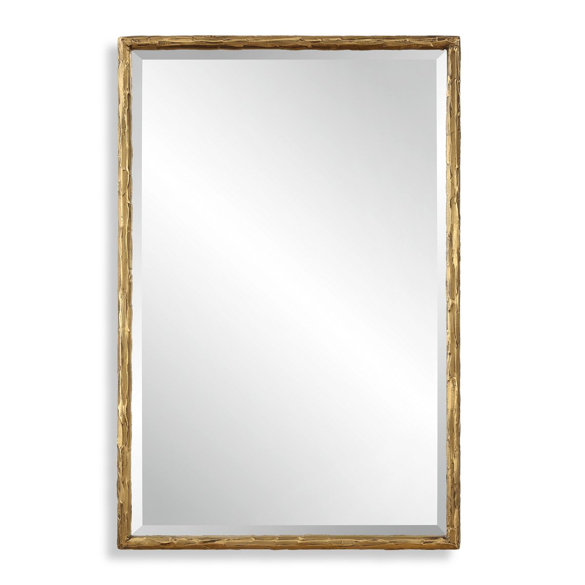 Sutcliffe Vanity Mirror on a white background a table at Addison West
