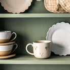 Farmhouse Pottery Floral Meadow Mug on shelf at Addison West