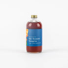Bottle of 'Ski Season Sangria' on a white background