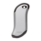 Zippo HeatBank 9s Rechargeable Hand Warmer in Silver on a white background at Addison West