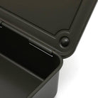 Toyo Steel Stackable Storage Box T-190 in Military Green on a white background at Addison West