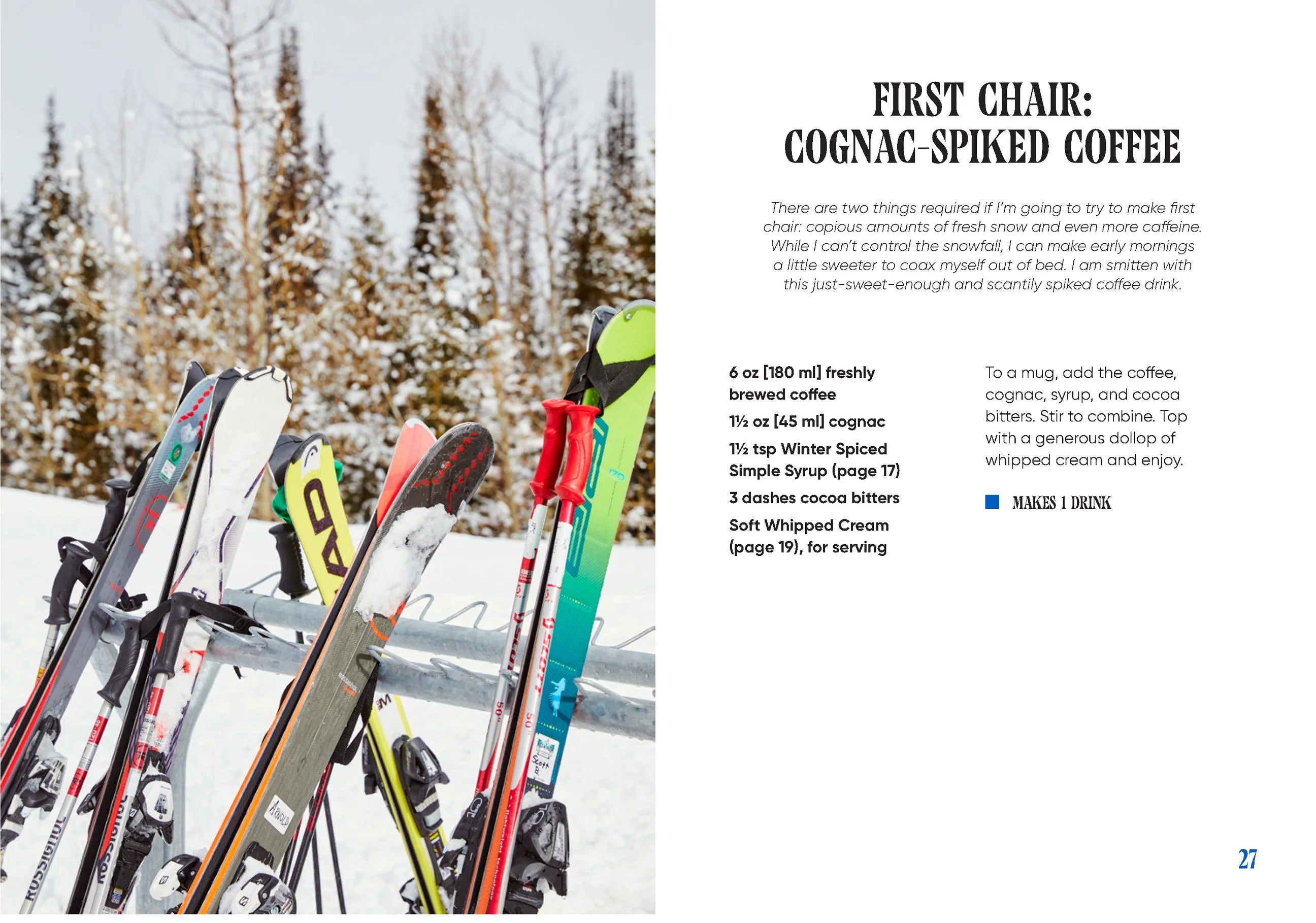Sips on the Slopes: Drinks + Bites for Après-Ski by Kelley Epstein on a white background at Addison West