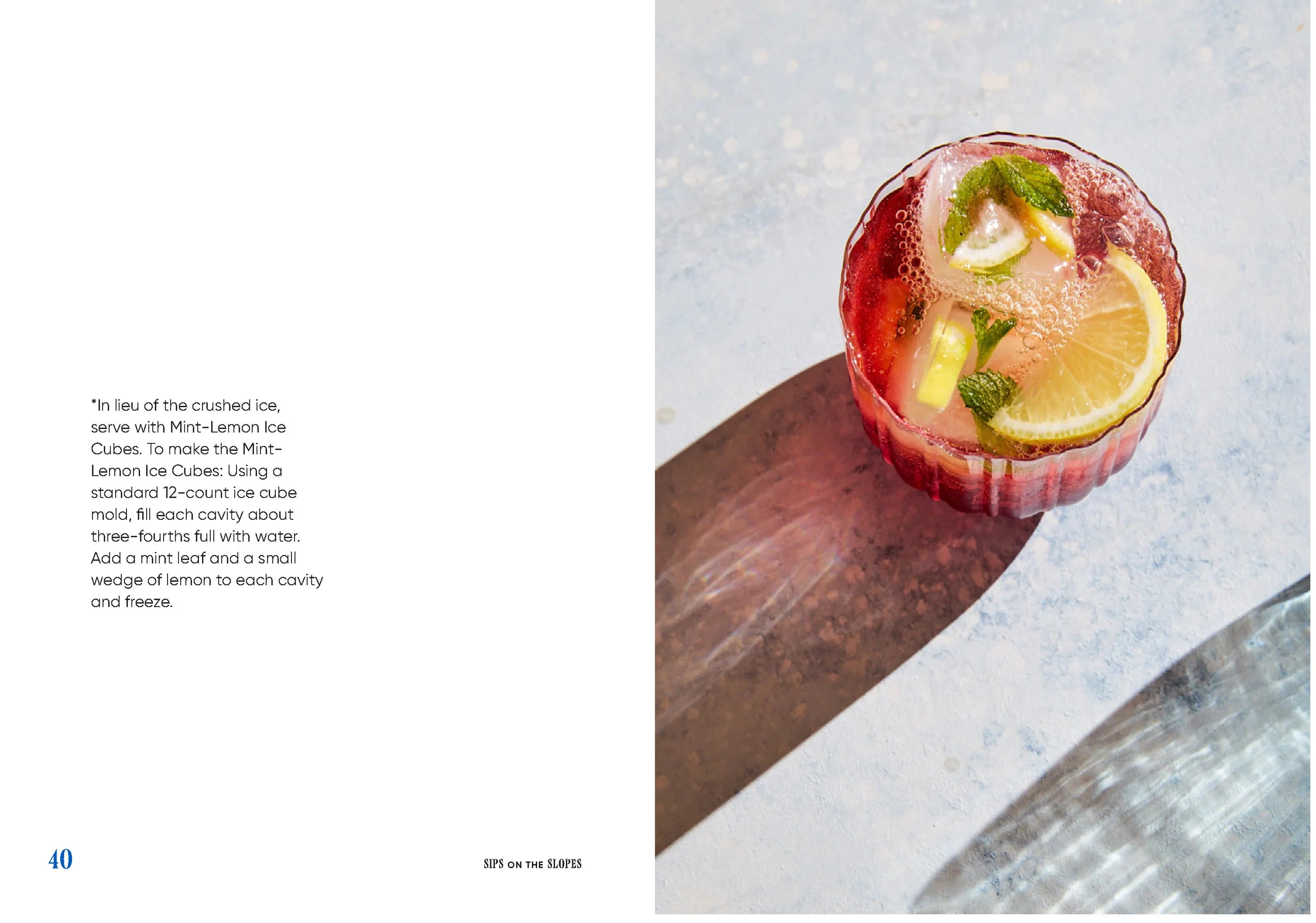 Sips on the Slopes: Drinks + Bites for Après-Ski by Kelley Epstein on a white background at Addison West