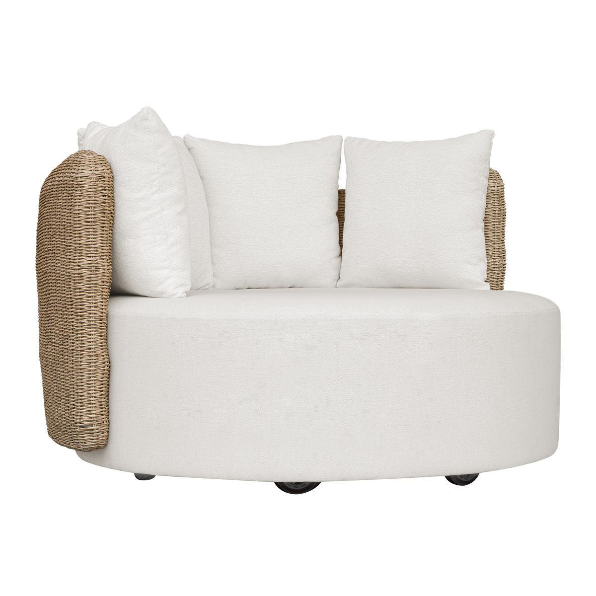 Sunhaven Outdoor Swivel Day Bed on a white background at Addison West