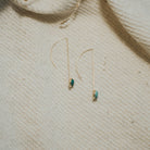 Commonform Anther Drops in Turquoise on white background at the Addison West.