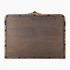 Back of Aaliyah Mantel Mirror in Natural Black on a white background at Addison West