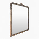 Aaliyah Mantel Mirror in Natural Black on a white background at Addison West
