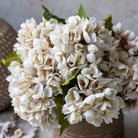 Abigail Ahern Faux Hydrangea in Morning Mist on a grey background at Addison West