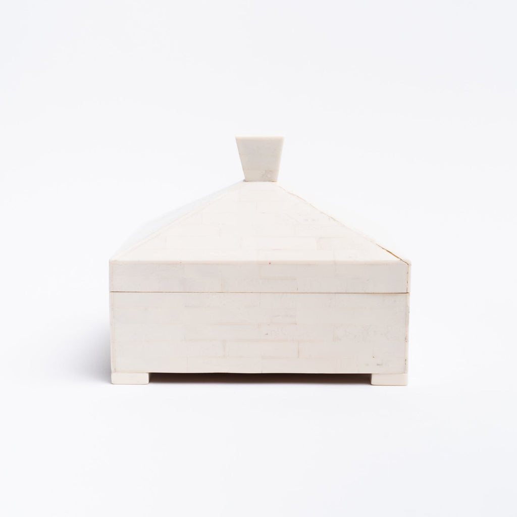 Pyramid Resin Box on a white background