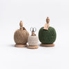Three twine stand small medium and large with jute twine on a white background from Addison West home goods