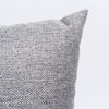 20" Square Throw Pillow in Gray on a white background