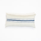 Seaview Linen Long Lumbar Pillow on a white background at Addison West
