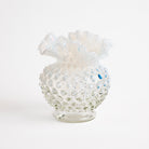 Vintage Hobnail Opalescent Vase #1 on a white background at Addison West