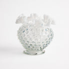 Vintage Hobnail Opalescent Vase #2 on a white background at Addison West
