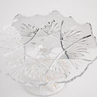 Vintage Glass Cake Stand on a white background at Addison West