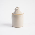 Vintage Small White Crock on a white background at Addison West