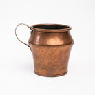 Vintage Large Copper Tavern Pitcher on a white background at Addison West