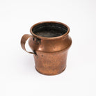 Vintage Large Copper Tavern Pitcher on a white background at Addison West