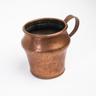 Vintage Large Copper Tavern Pitcher on a white background at Addison West