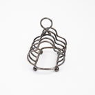 Vintage Silver Toast Rack on a white background at Addison West