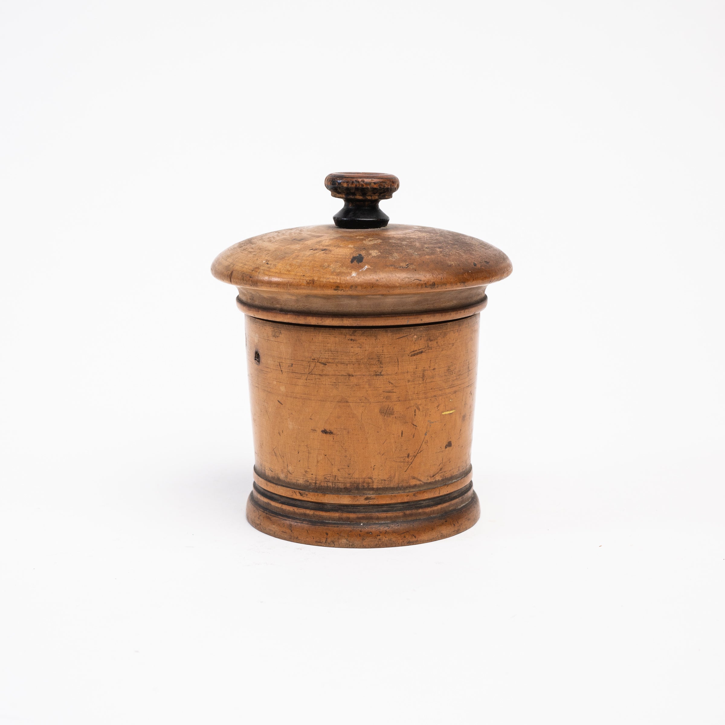 Vintage Wood Twine Dispenser on a white background at Addison West