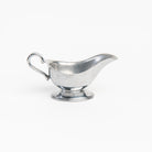 Vintage Wilton Pewter Gravy Boat on a white background at Addison West