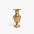 Vintage Brass Vase on a white background at Addison West